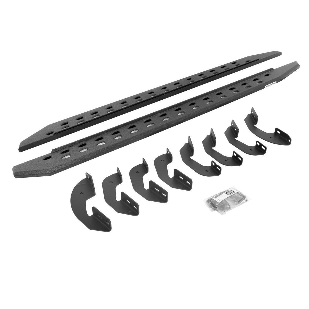 RB20 Slim Running Boards Complete Kit: RB20 Slim Running board + Brackets Black 2023-2026 Toyota Sequoia Go Rhino