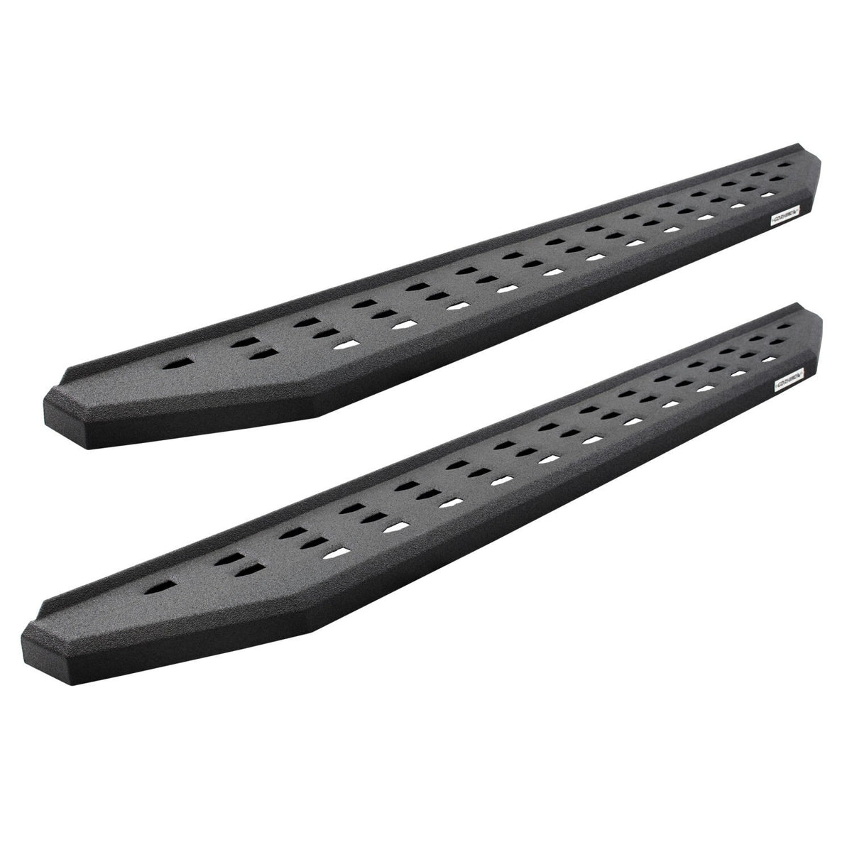 RB20 Running Boards Complete Kit Black : RB20 Running board + Brackets Protective Bedliner coating 2023-2026 Toyota Sequoia Go Rhino