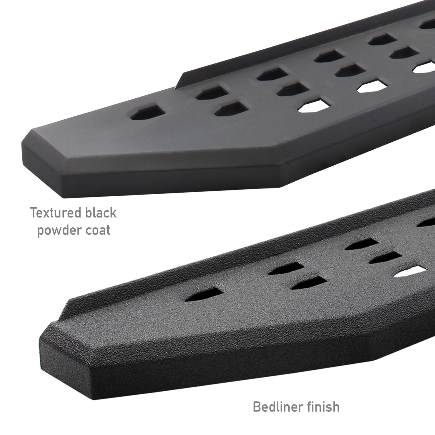RB20 Running Boards With Mounting Brackets Textured Black 2020-2025 Jeep Gladiator Go Rhino
