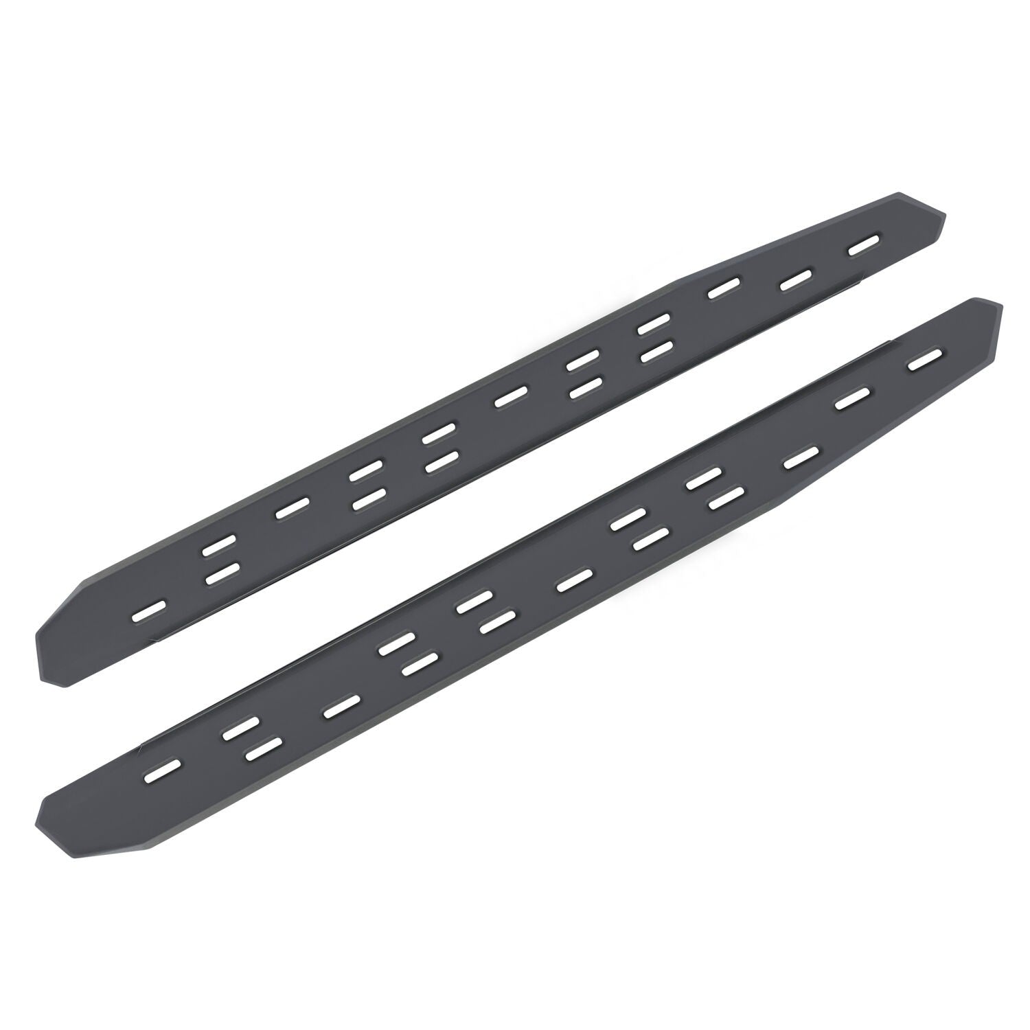 RB30 Slim Line Running Boards with Mounting Bracket Kit Textured Black 2021-2025 Ford Bronco Go Rhino