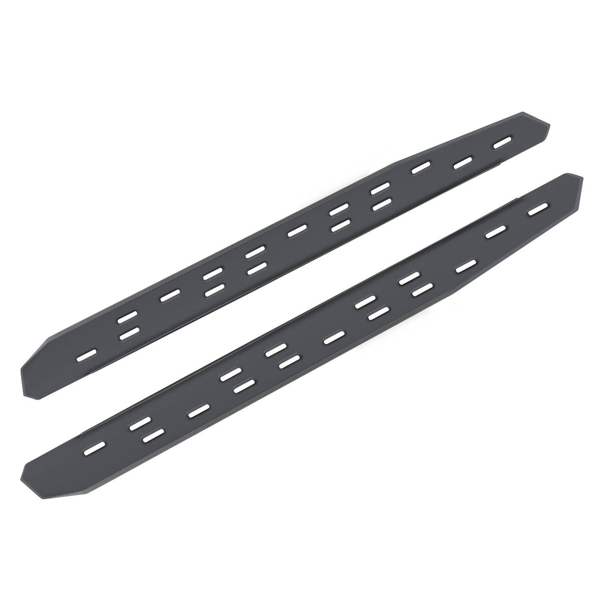 RB30 Slim Line Running Boards with Mounting Bracket Kit Textured Black 2021-2025 Ford Bronco Go Rhino