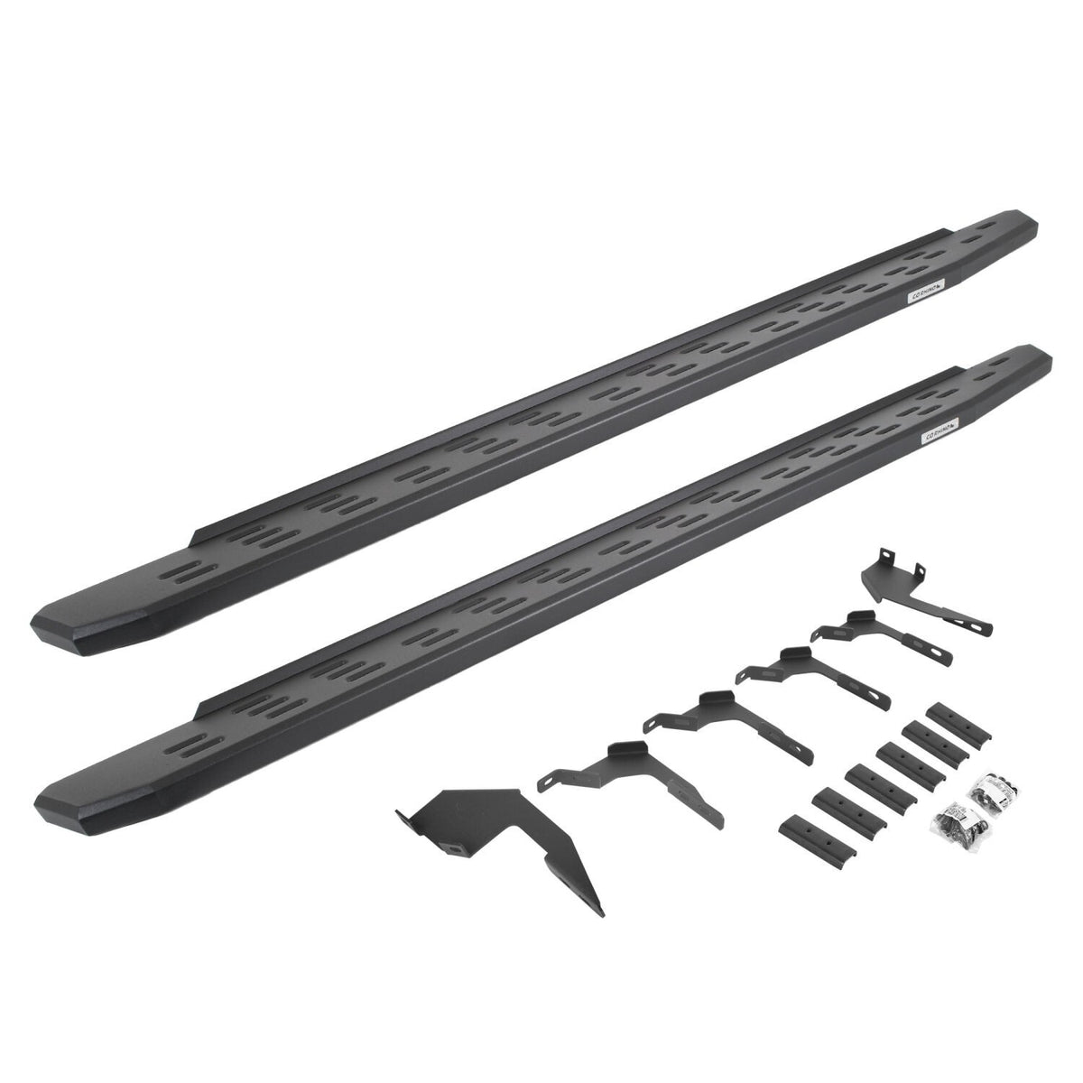 RB30 Running Boards with Mounting Bracket Kit Textured Black 2019-2026 Ford Ranger Go Rhino