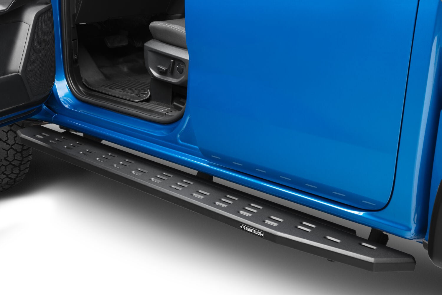 RB30 Running Boards with Mounting Bracket Kit Textured Black 2019-2026 Ford Ranger Go Rhino