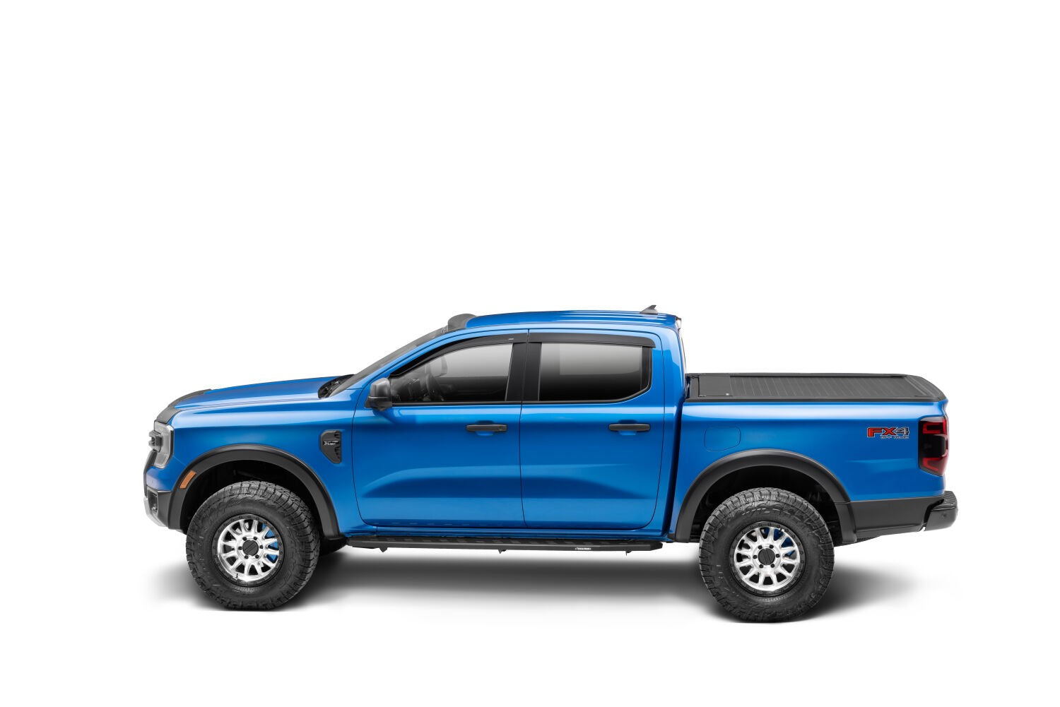 RB30 Running Boards with Mounting Bracket Kit Textured Black 2019-2026 Ford Ranger Go Rhino