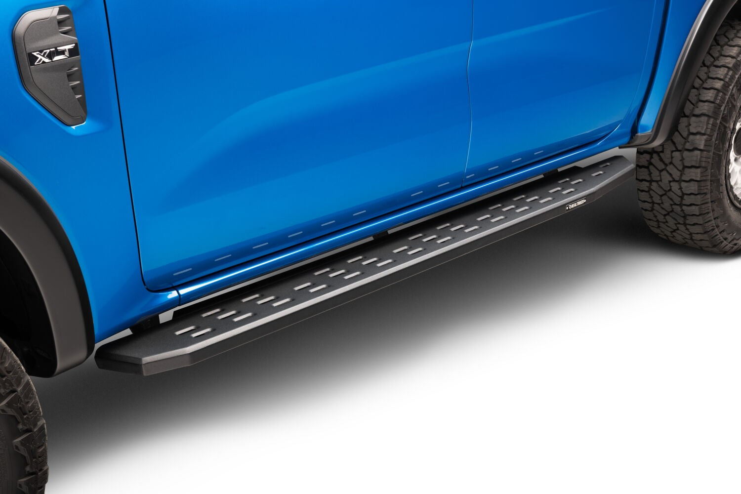 RB30 Running Boards with Mounting Bracket Kit Textured Black 2019-2026 Ford Ranger Go Rhino