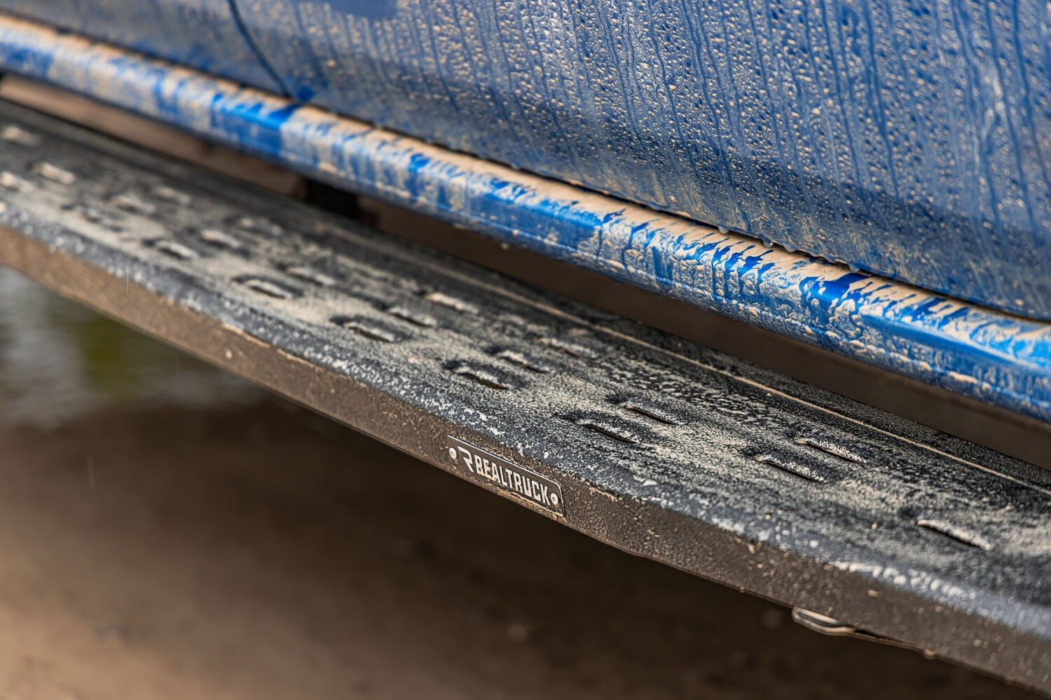 RB30 Running Boards with Mounting Bracket Kit Protective Bedliner Coating 2019-2026 Ford Ranger Go Rhino