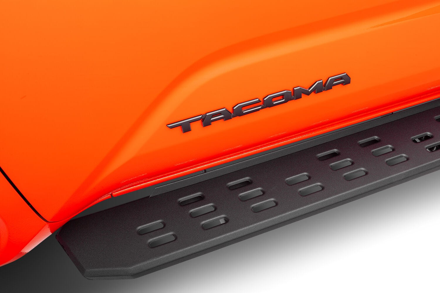 RB30 Running Boards W/Mounting Bracket Kit Textured Black 2024-2026 Toyota Tacoma Extended Cab Go Rhino
