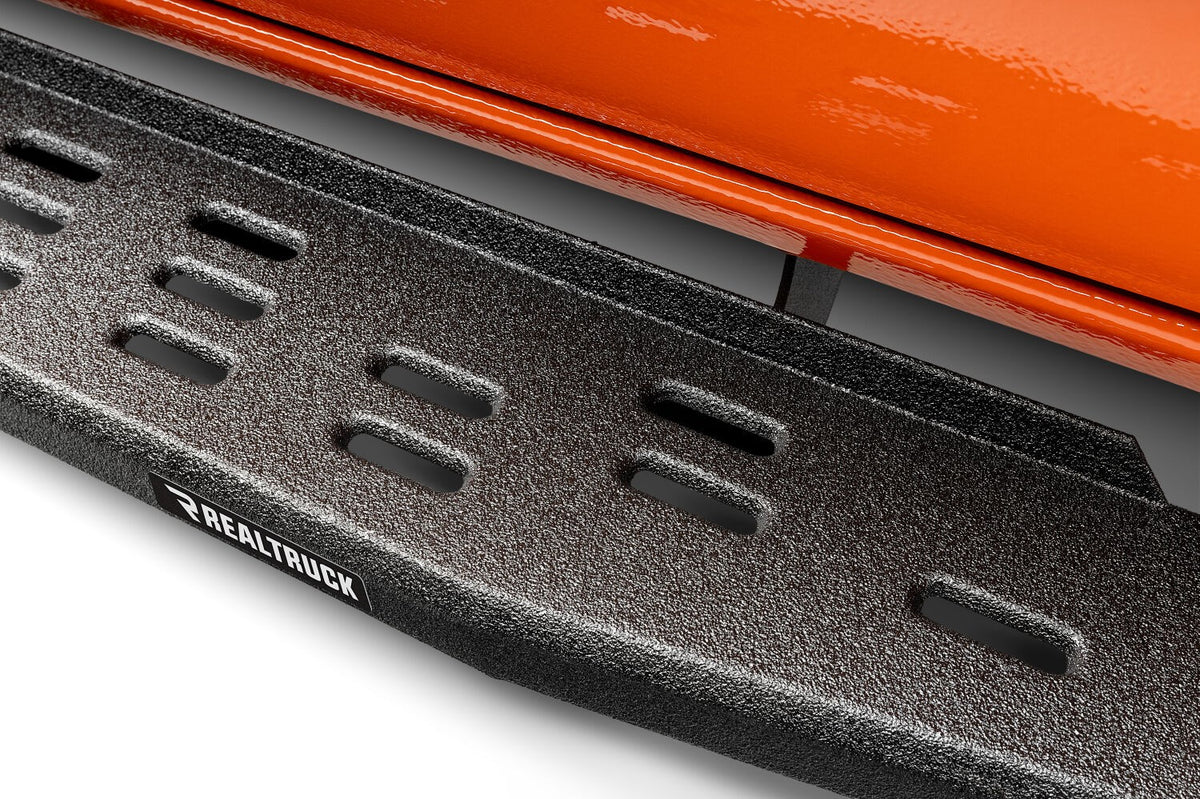 RB30 Running Boards W/Mounting Bracket Kit Black 2024-2025 Toyota Tacoma Go Rhino