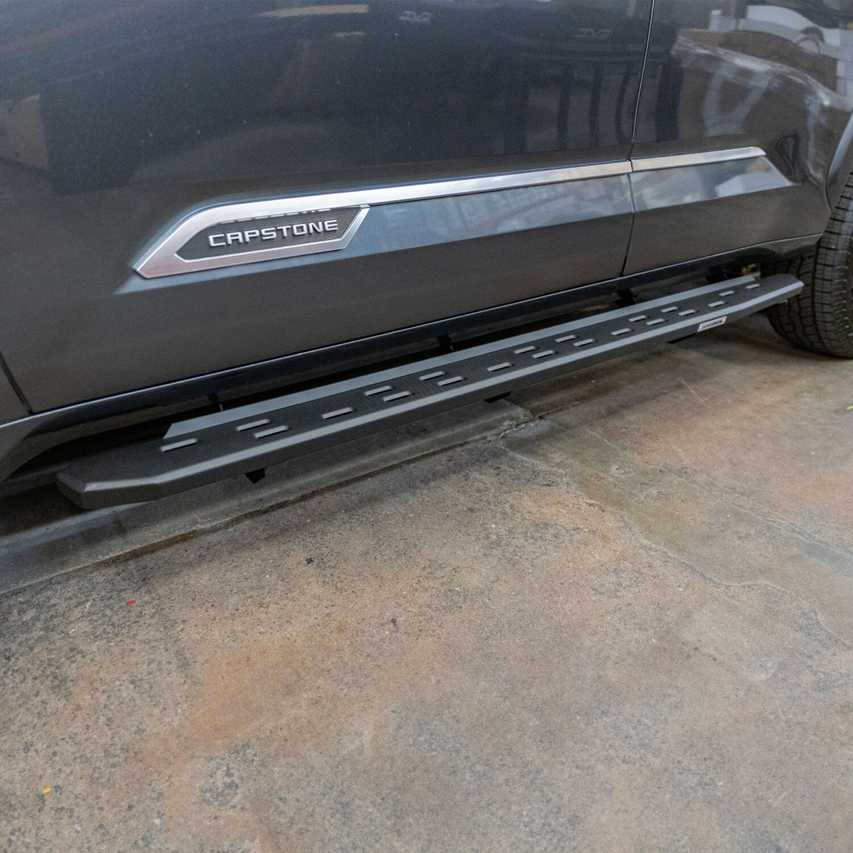 RB30 Slim Line Running Boards with Bracket Kit Textured Black 2023-2026 Toyota Sequoia Go Rhino