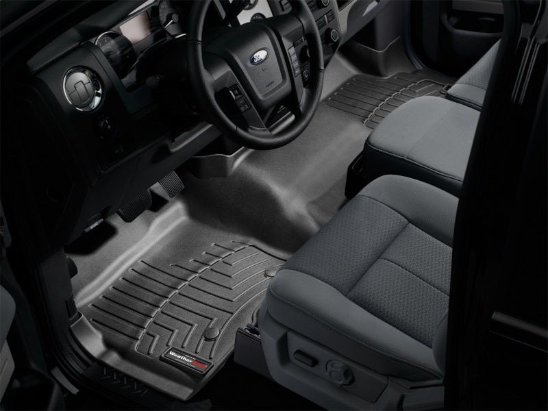 WeatherTech 11+ Ford F-150 Front FloorLiner - Black