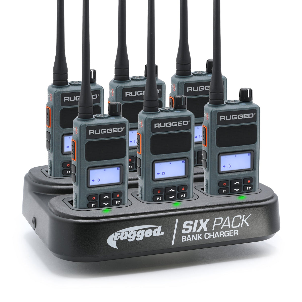 6 PACK - Choose Your GMRS Two Way Handheld Radio