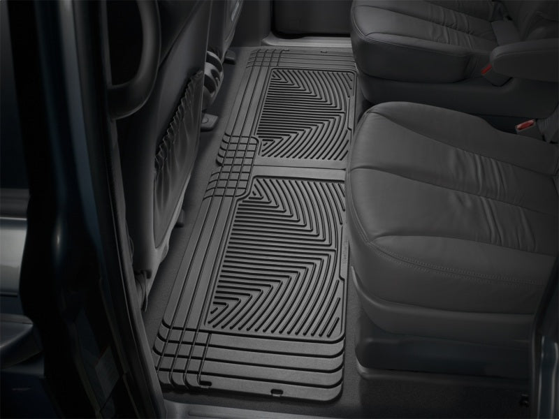 WeatherTech 96 GMC Rally Van Rear Rubber Mats - Black