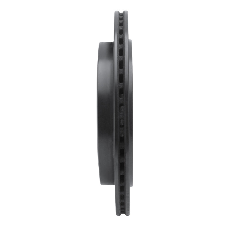 R1 07-17 Ford Expedition Rear Left Drilled & Slotted Black Brake Rotor