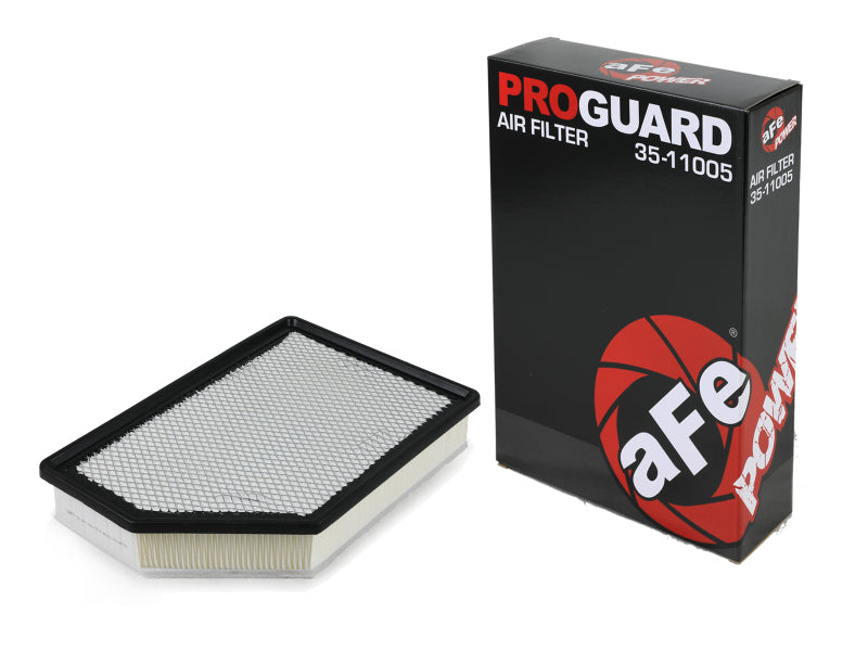 aFe Power ProGuard OE Replacement Air Filter for 20-25 GM Sierra 3500 HD, featuring a durable design for enhanced airflow.