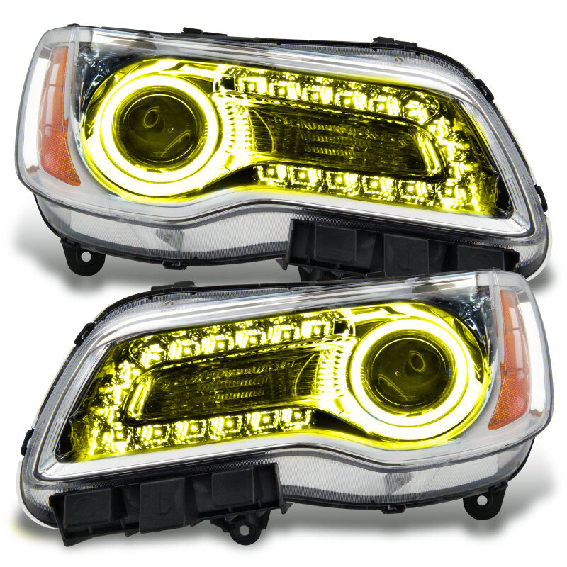 Oracle 11-14 Chrysler 300C SMD HL - Chrome - NON HID - DRL w/ Simple Controller