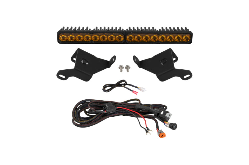 Diode Dynamics 22-26 Toyota Tundra Stealth SS20 20IN Pro Yellow Combo LED Light Bar Kit