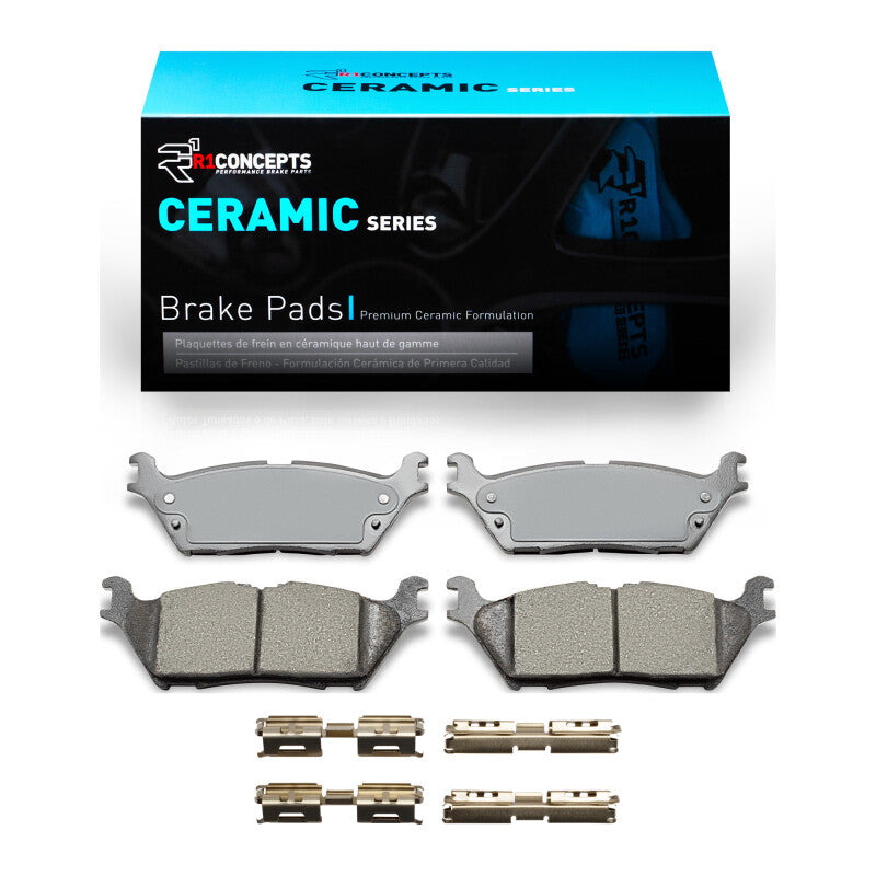 R1 2015-2021 Ford Expedition Rear R1 Ceramic Pads & Hardware Kit