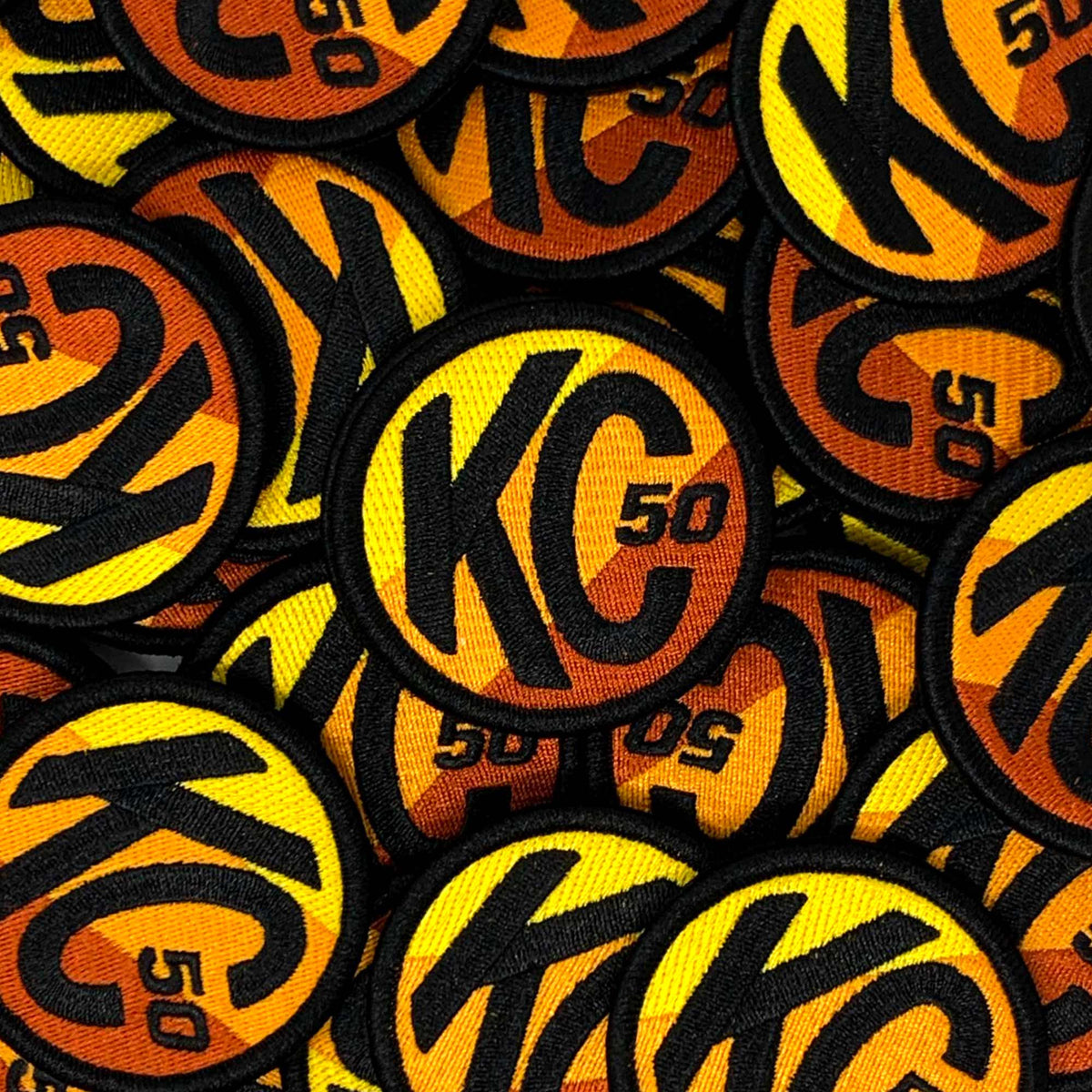 KC HiLiTES 50TH ANNIVERSARY RACER PATCH - 7005