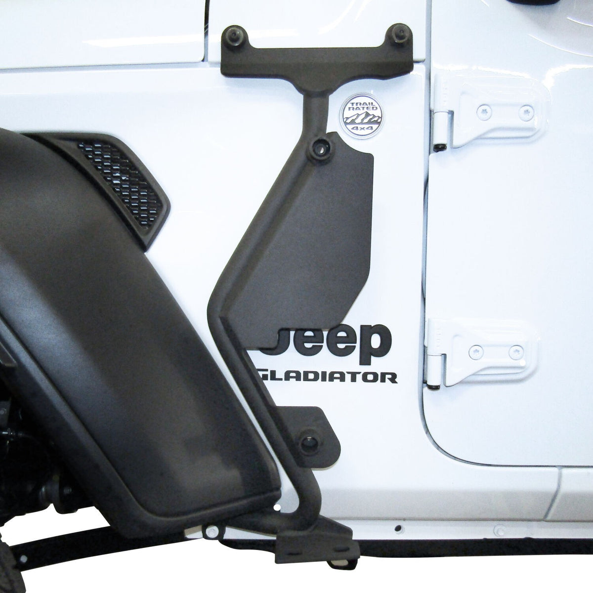 Exterior Jack Mount Textured Black 2018-2026 Jeep Wrangler JL 2020-2025 Jeep Gladiator Go Rhino