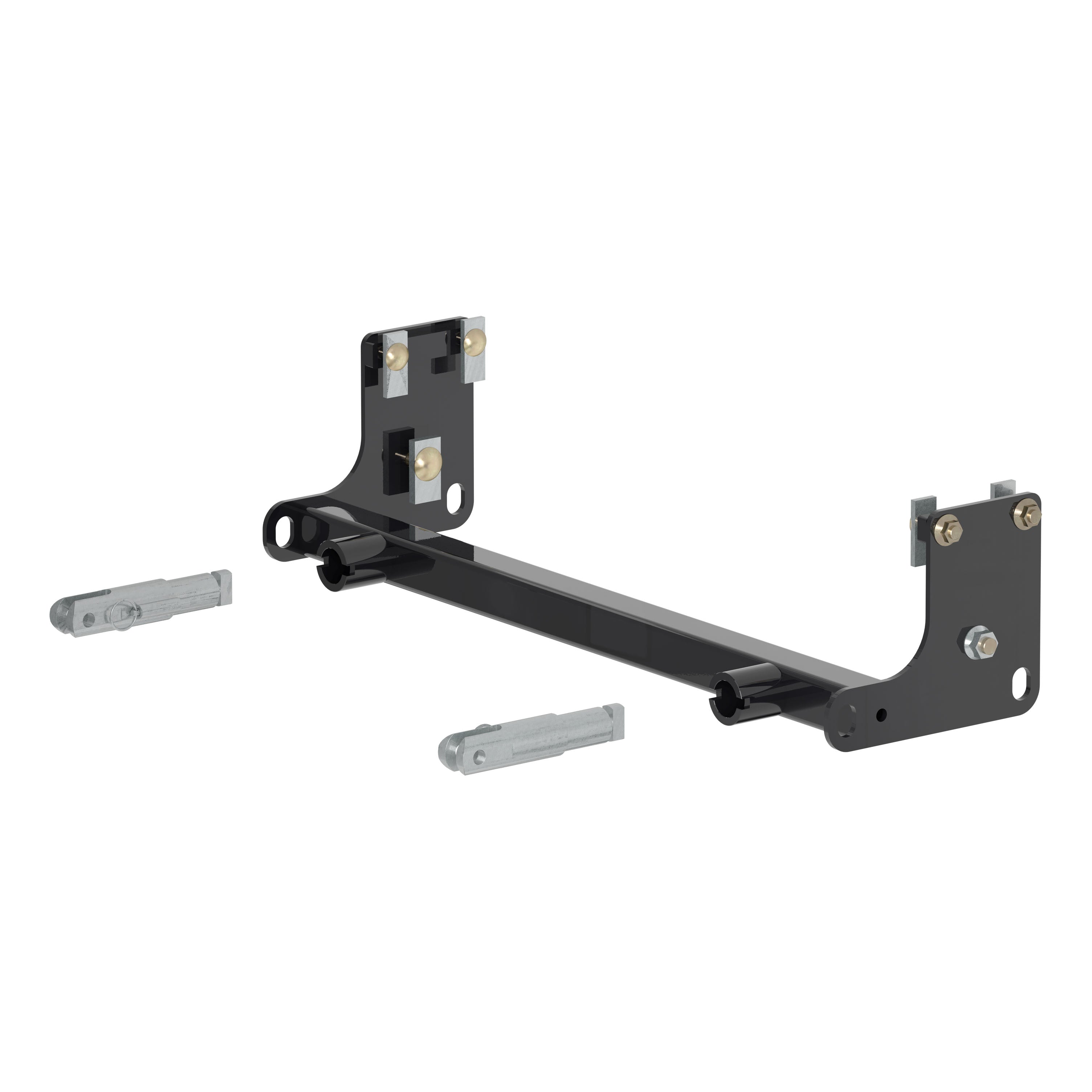 CURT Custom Tow Bar Base Plate Brackets for Dinghy Towing, Fits Select Jeep Wrangler JK Model 70102