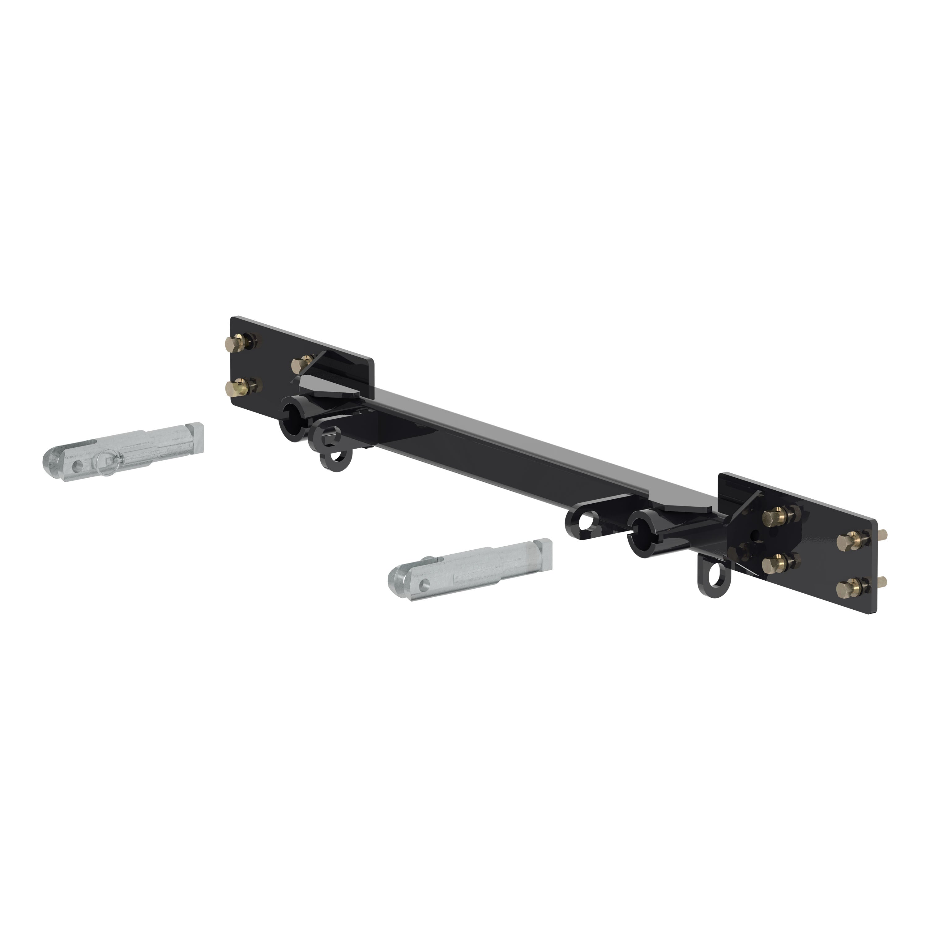 CURT Custom Tow Bar Base Plate Brackets for Dinghy Towing, Fits Select Ram 2500, 3500 Model 70142