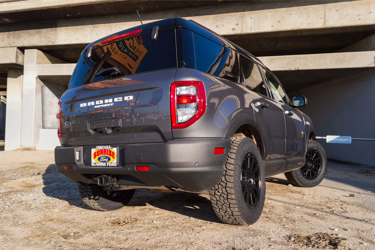 Ricochet 17 X 8 / 5 X 108 / 38 MM / 6 Inch Back Space Satin Black, ICON Alloys
