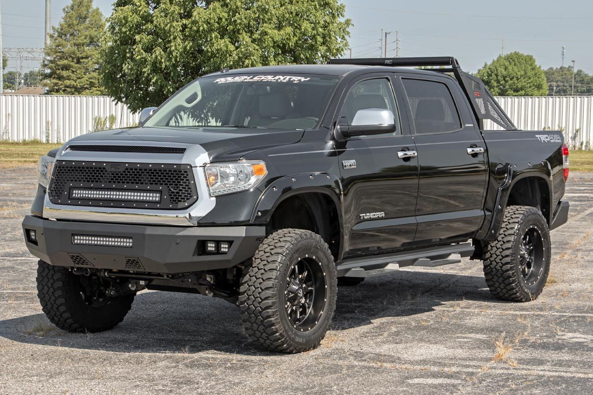 Mesh Grille 30 Inch Dual Row LED Black Toyota Tundra 2WD/4WD (2014-2017) Rough Country