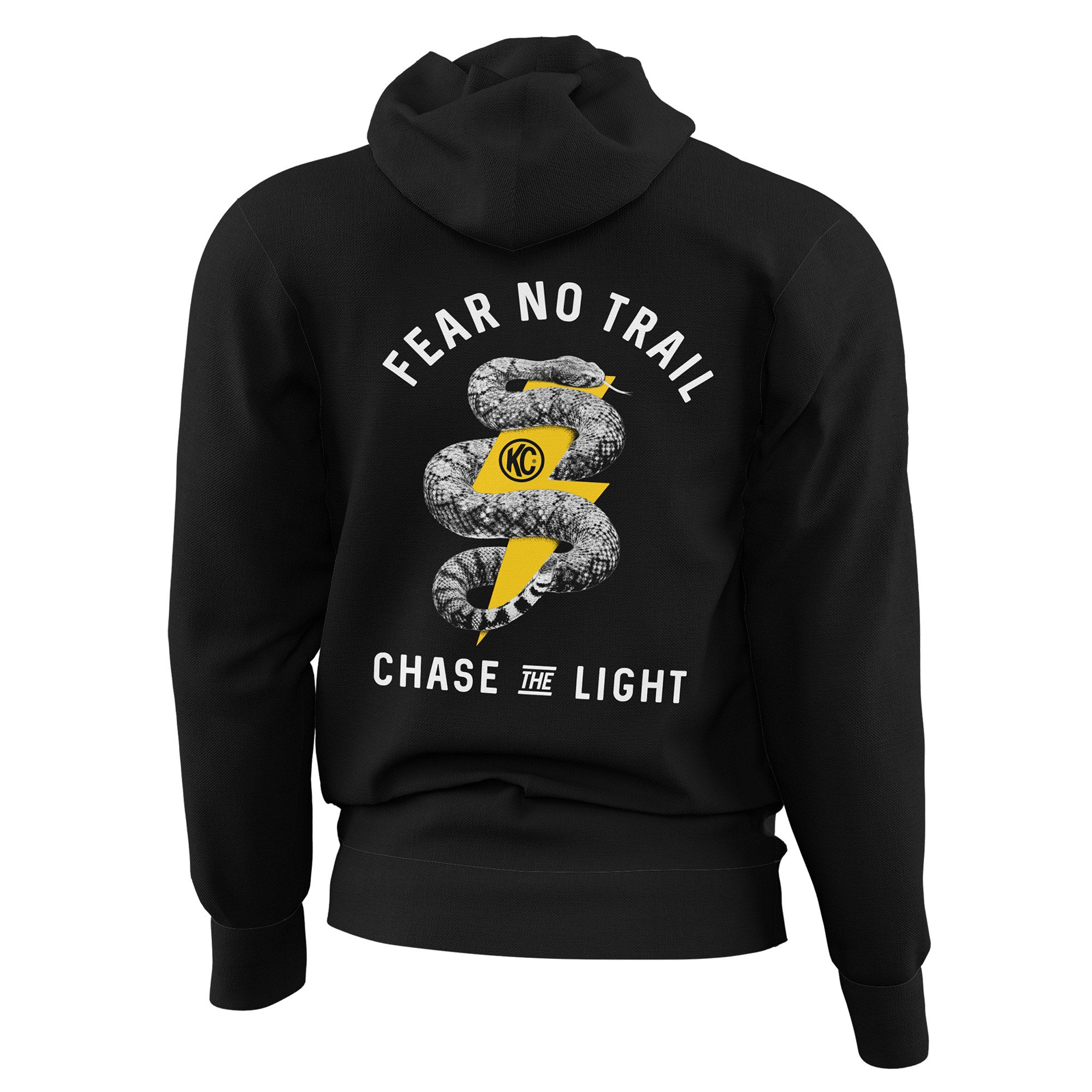 KC HiLiTES FEAR NO TRAIL ZIP-UP HOODIE BLACK 2XL - 70319
