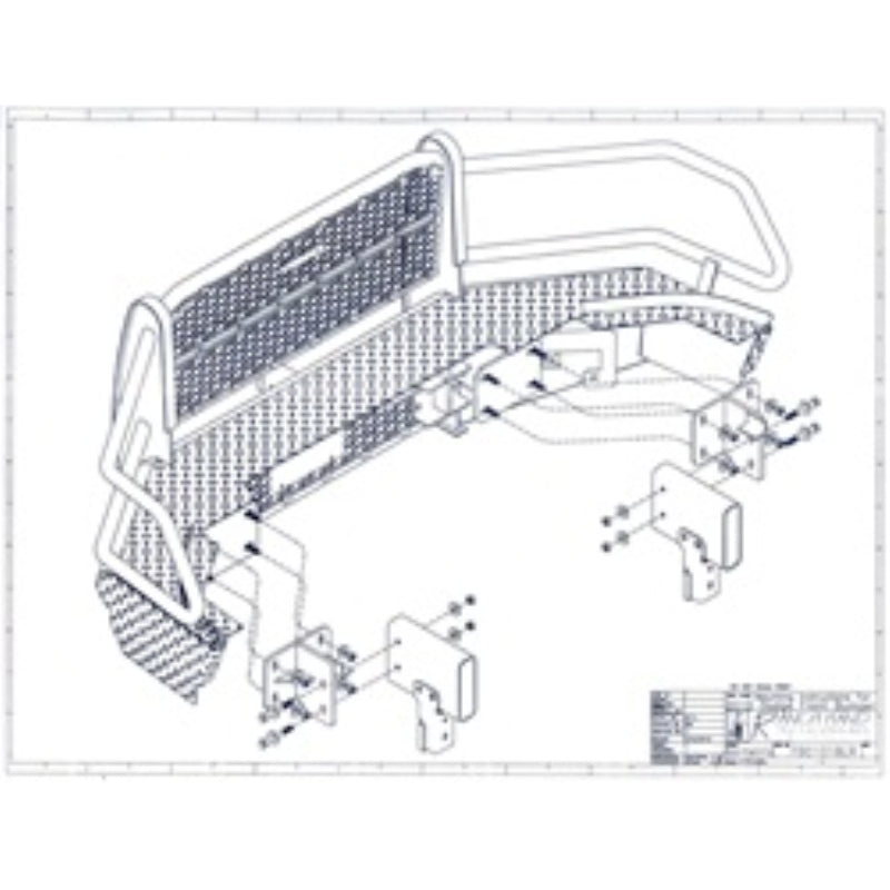 Ranch Hand Summit BullNose Series Front Bumper Fits Select 10-18 Dodge/Ram 2500/3500 Model BSD101BL1S
