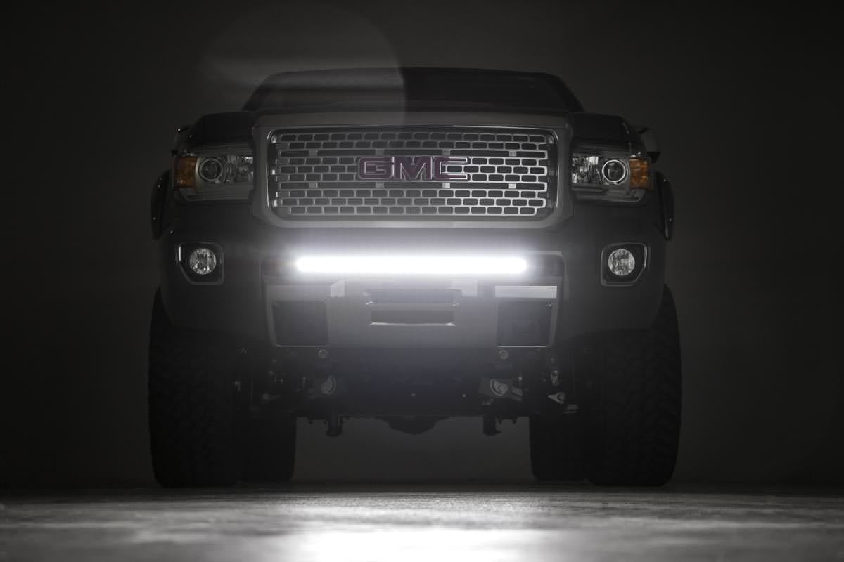 LED Light Mount Bumper 30 Inch Chevy/GMC Canyon/Colorado 2WD/4WD (15-22) Rough Country