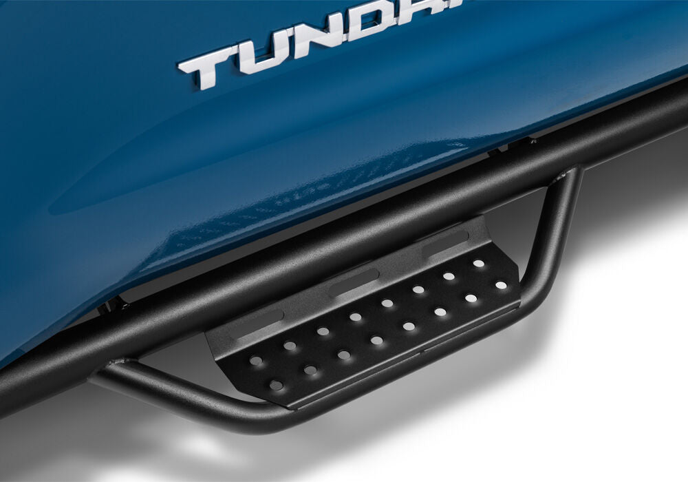 Nerf Step RS Bar Cab Length (2 Steps per Side) 2005-2023 Toyota Tacoma 5 Foot Bed Double Cab Textured Black NFab