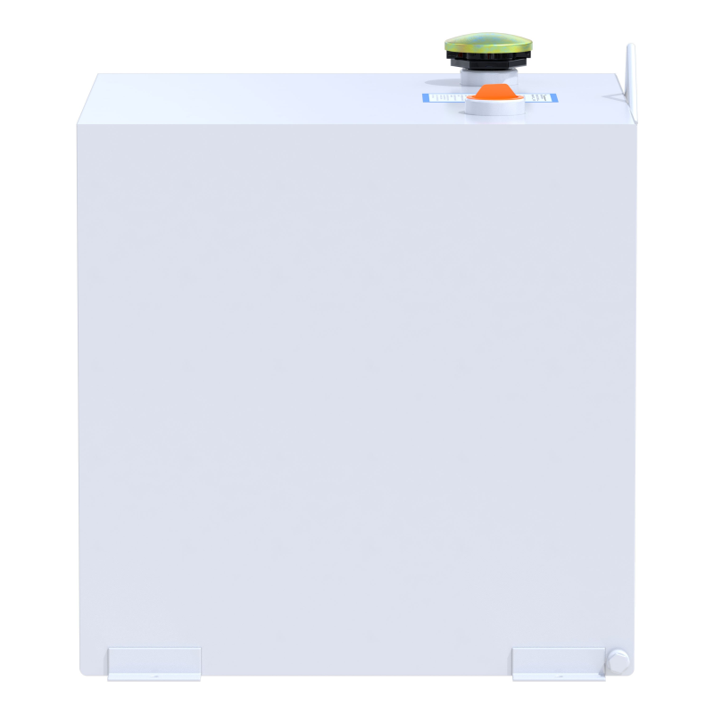 UWS White 53-Gallon Rectangle Steel Transfer Tank Model ST-53-R-W