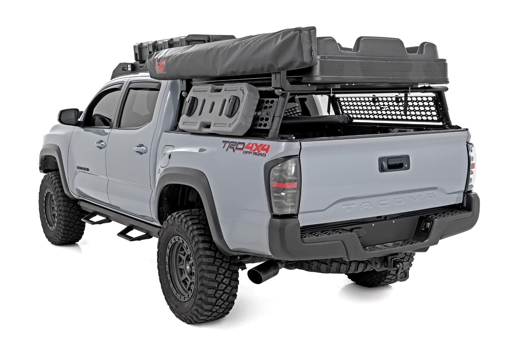 SRL2 Adj Aluminum Step Double Cab Toyota Tacoma 2WD/4WD (2005-2023) Rough Country