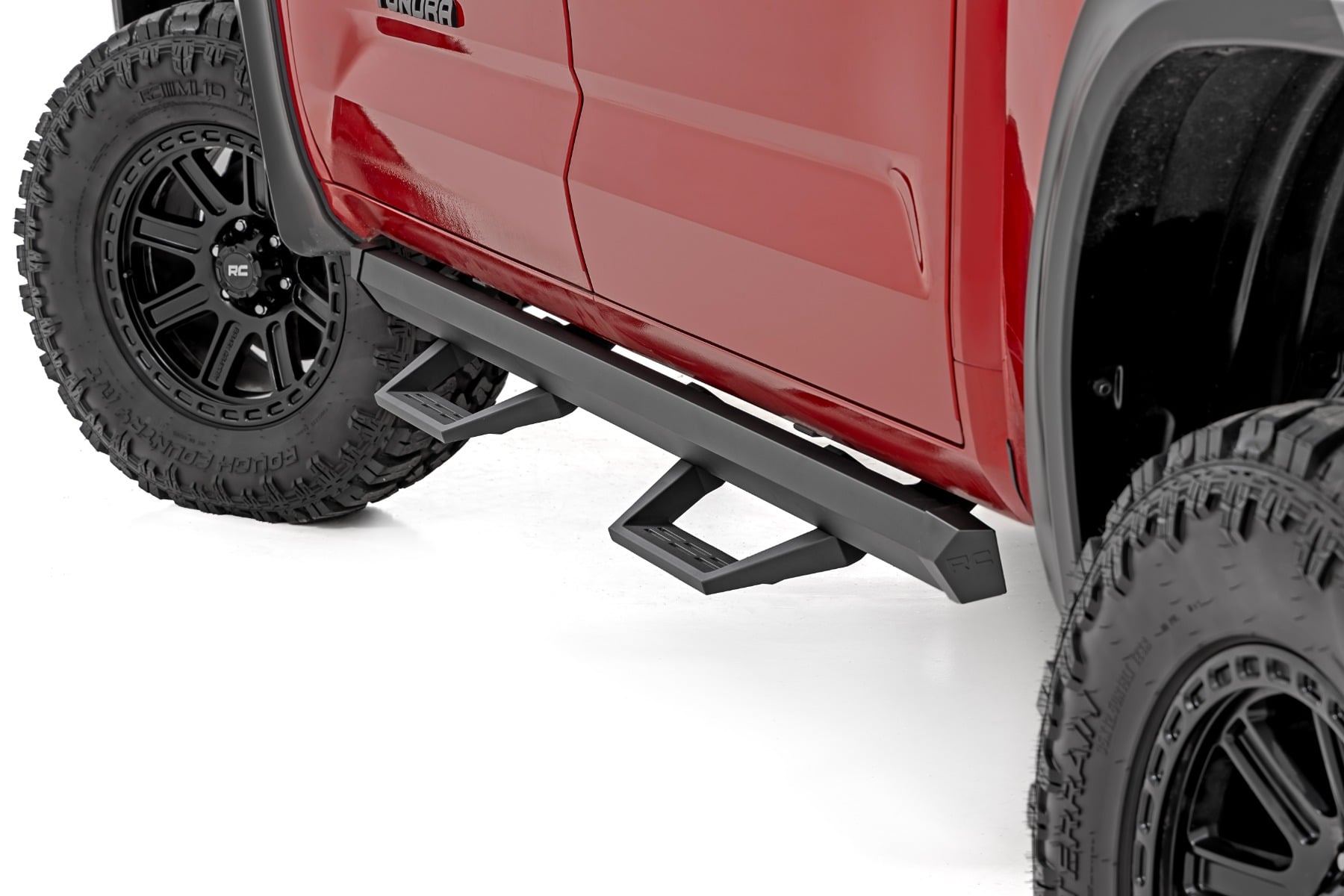 SRL2 Adj Aluminum Steps CrewMax Toyota Tundra 2WD/4WD (2022-2026) Rough Country