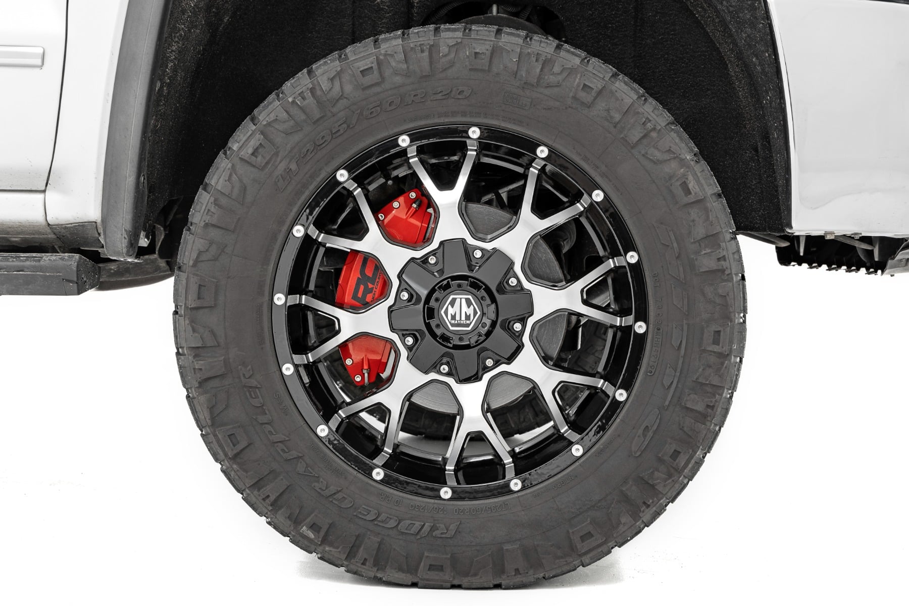 Caliper Covers Front and Rear Red Silverado/Sierra 1500 (14-18 & Classic) Rough Country