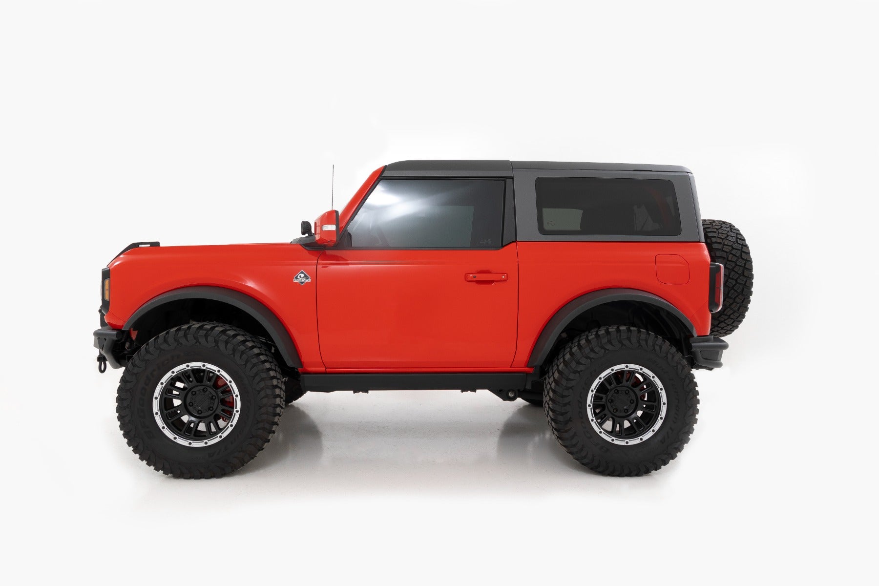 Caliper Covers Front and Rear Red Ford Bronco 4WD (2021-2025) Rough Country
