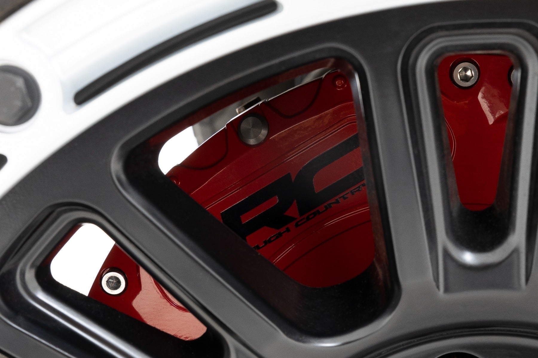 Caliper Covers Front and Rear Red Ford Bronco 4WD (2021-2025) Rough Country