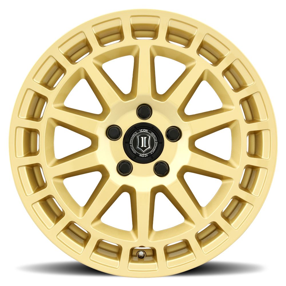 Journey 17 X 8 / 5 X 4.5 / 38 MM / 6 Inch Back Space Gloss Gold, ICON Alloys