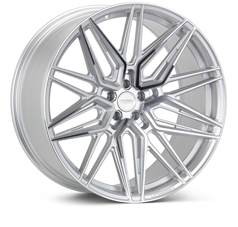 Vossen HF-7 20x10.5 / 5x112 / ET30 / 66.5 / Super Deep - Silver Polished Wheel
