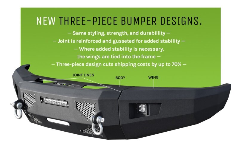 DV8 Offroad 2017+ Ford F-250/F-350/F-450 Front Bumper