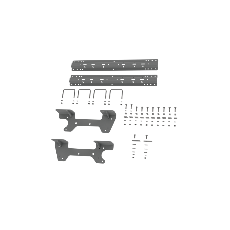 B&W Trailer Hitches Custom Installation Kit For Universal Mounting Rails For Some GM Trucks Model RVK2504