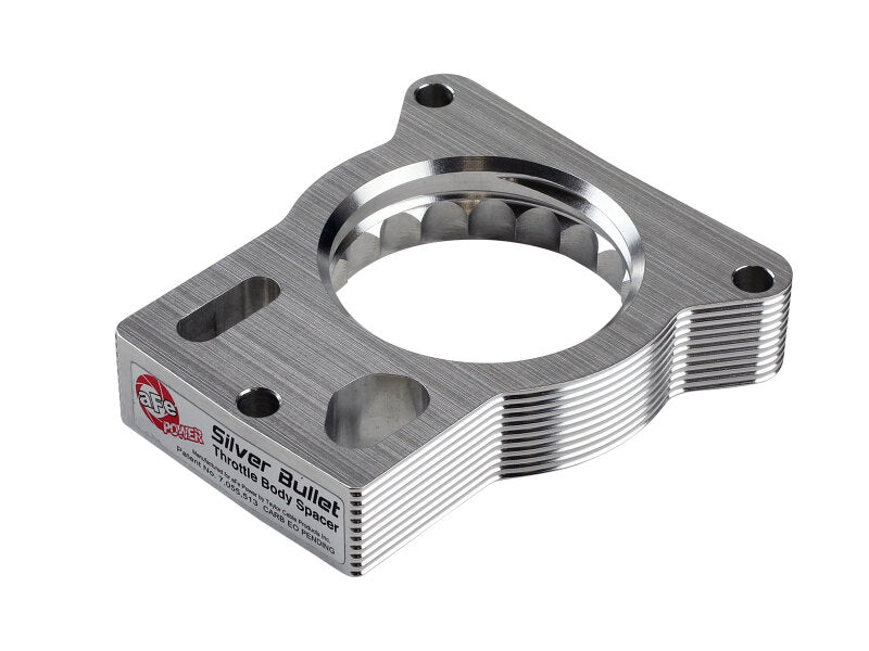 Throttle body spacer for GM Trucks 2500/3500, enhancing airflow for V8 engines 7.4L (96-00) and 8.1L (01-07).