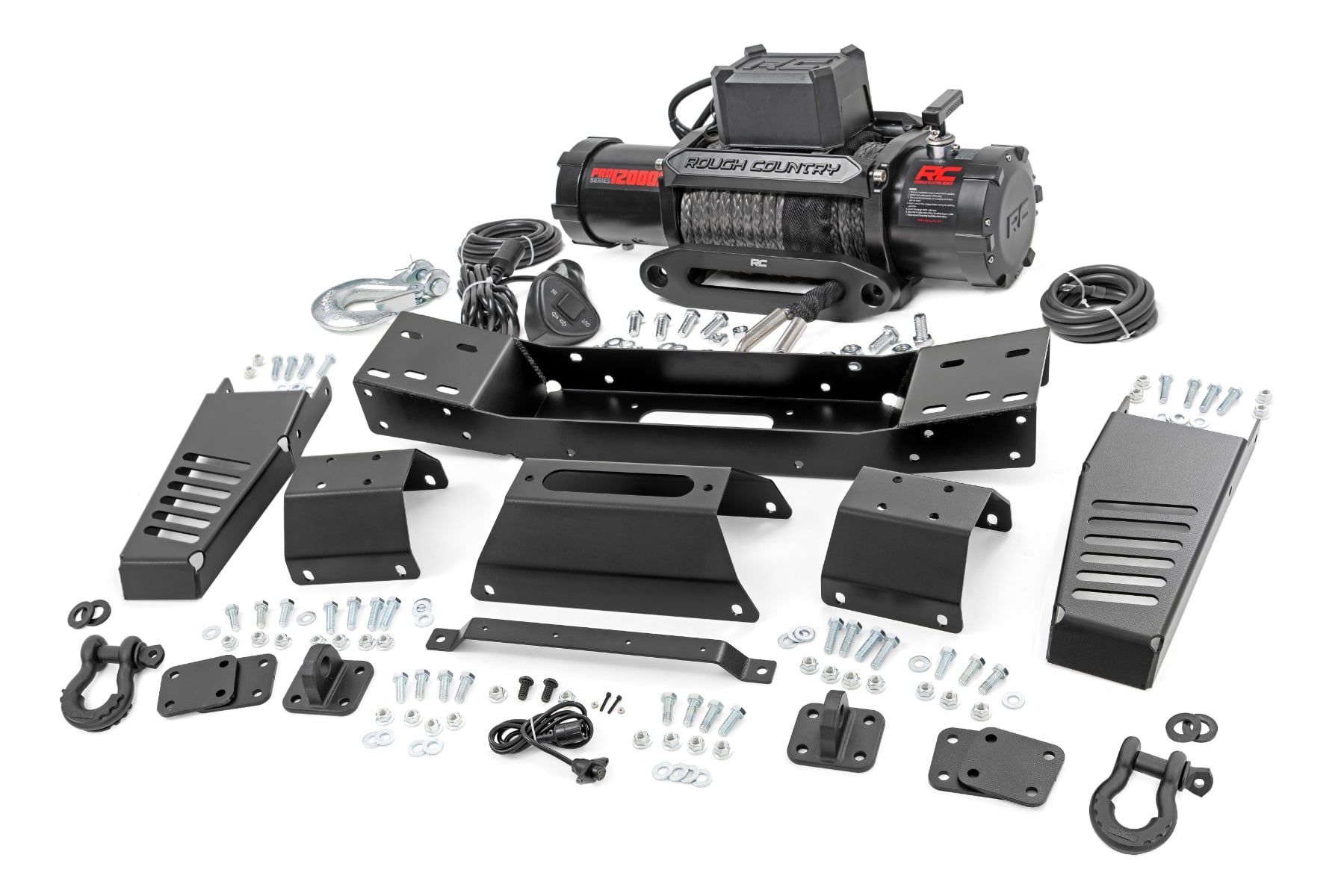 Hidden Winch Mount 12000S Toyota Tundra 2WD/4WD (2022-2026) Rough Country