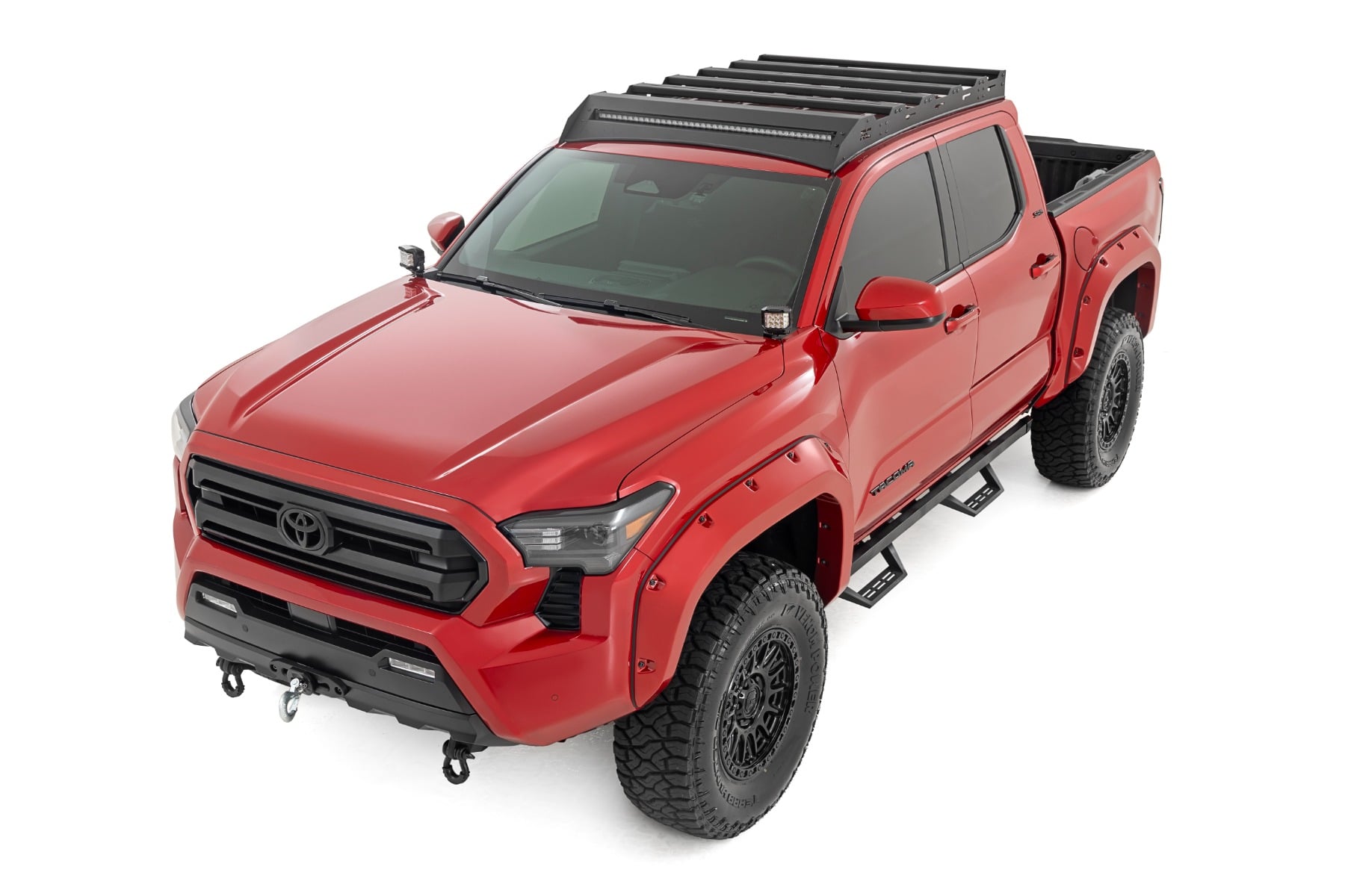 Roof Rack 40 Inch Black LED Toyota Tacoma 2WD/4WD (2024-2026) Rough Country