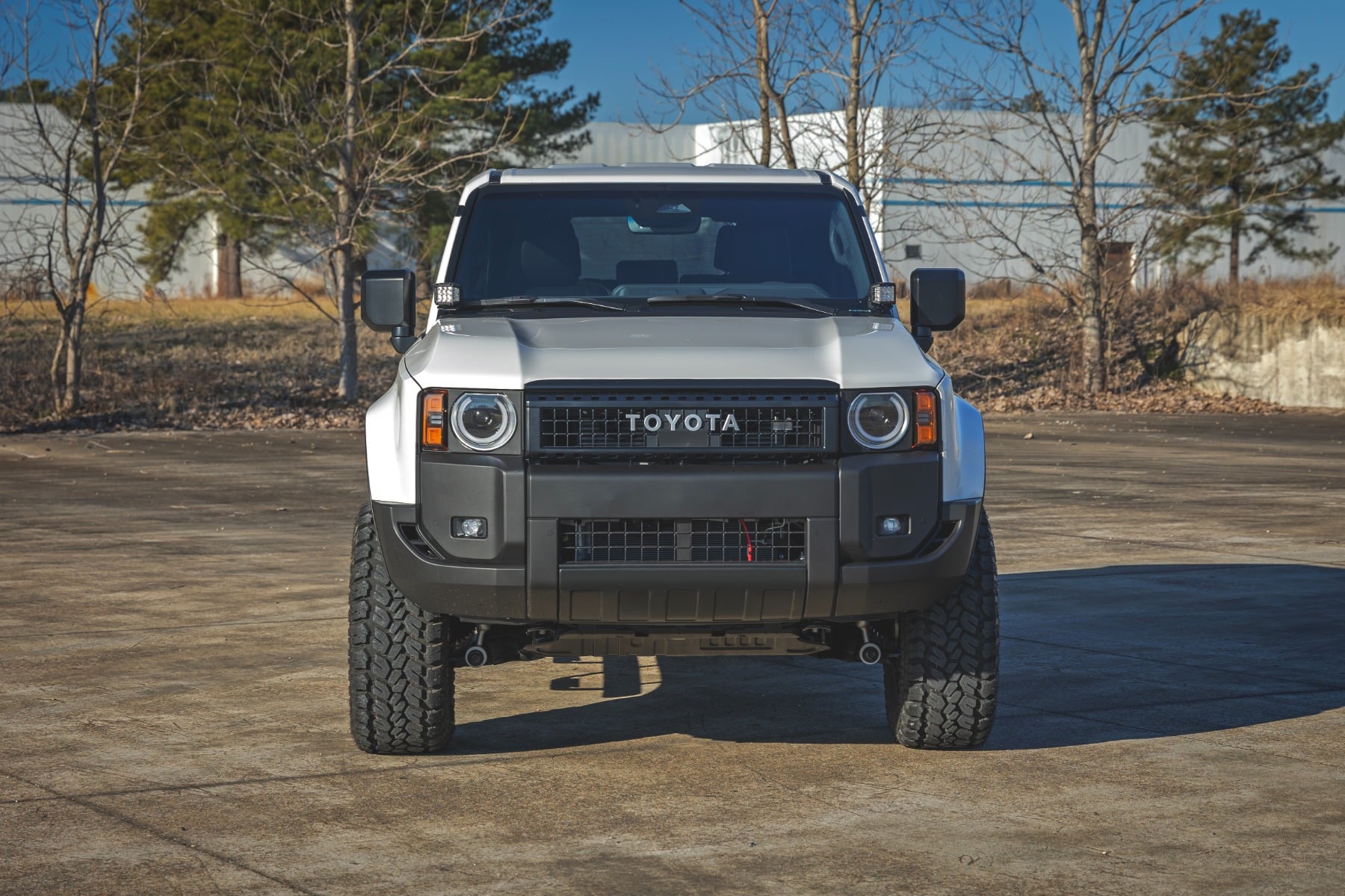 LED Light Kit Ditch Mount Black Series Round 3.5 Inch Amber DRL Toyota LandCruiser (2024) Rough Country