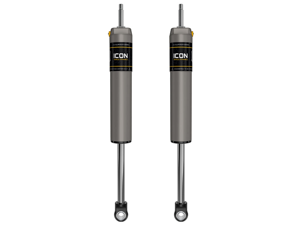 ICON 2005-2025 Ford F-250/F-350 Super Duty 4WD, 7” Lift, Front, V.S. 2.5 Aluminum Series Shock Absorbers, Internal Reservoir, Pair