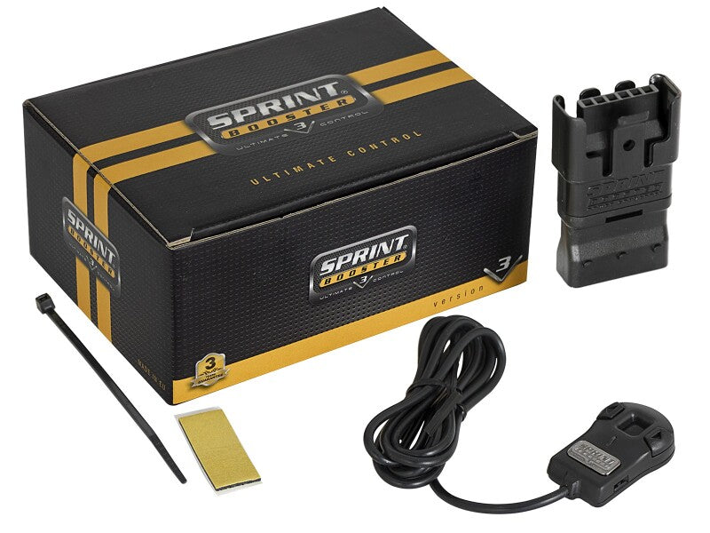 afe Sprint Booster Power Converter for Nissan Frontier 2005-2025, enhancing throttle response with installation accessories.