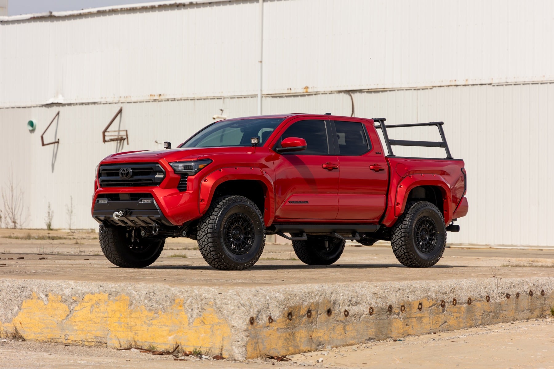 SRL2 Adjustable Aluminum Steps Double Cab Toyota Tacoma 2WD/4WD (24-26) Rough Country