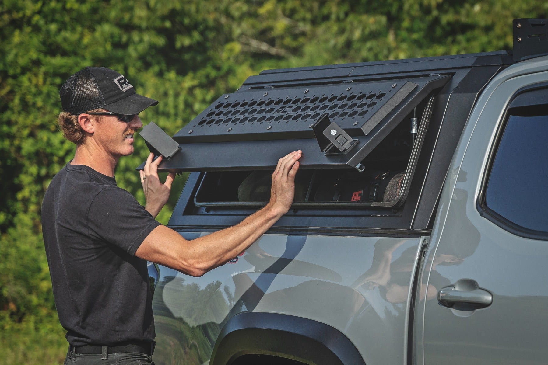 Bed Cap Side Shelf Storage Bin Passengers Side Toyota Tacoma (16-23) Rough Country