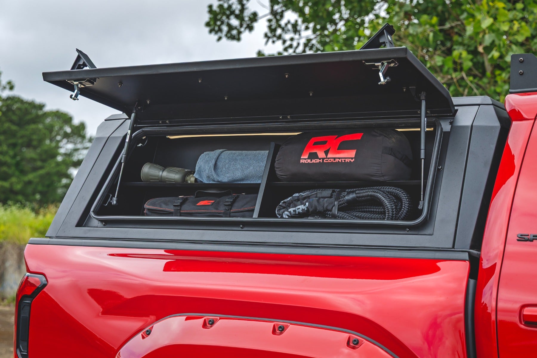 Bed Cap Side Shelf Storage Bin Passengers Side Toyota Tacoma (24-26) Rough Country